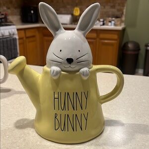 Rae Dunn Easter Bunny watering can